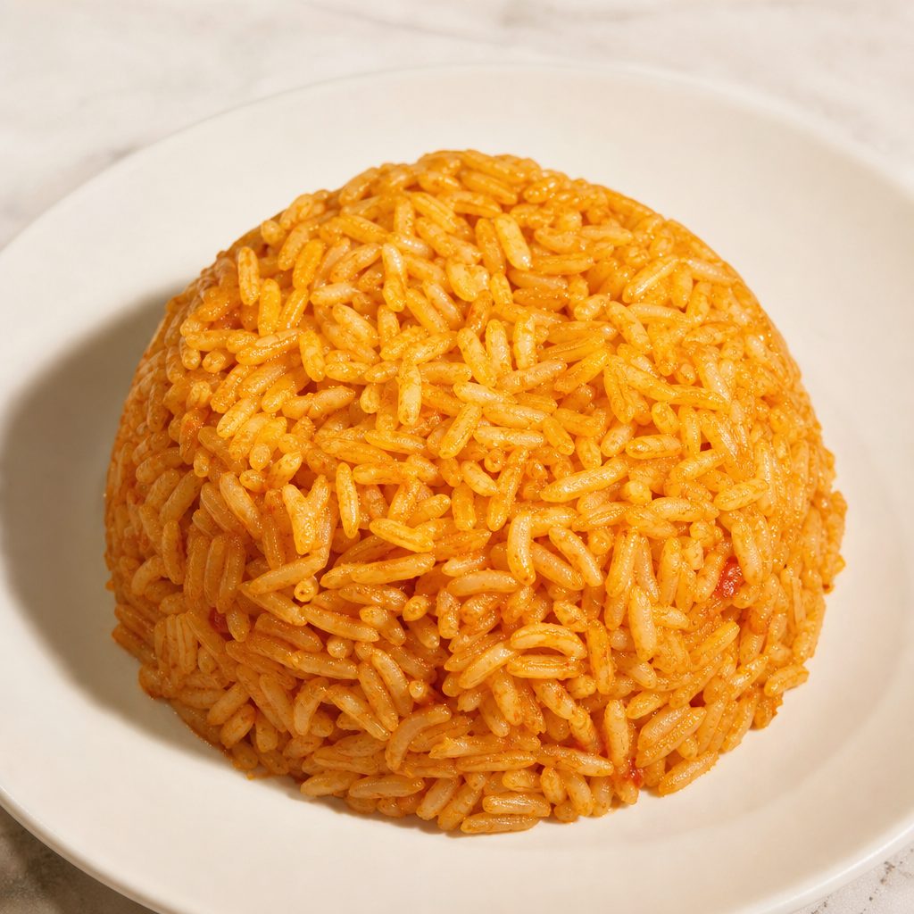 Side Jollof Rice.