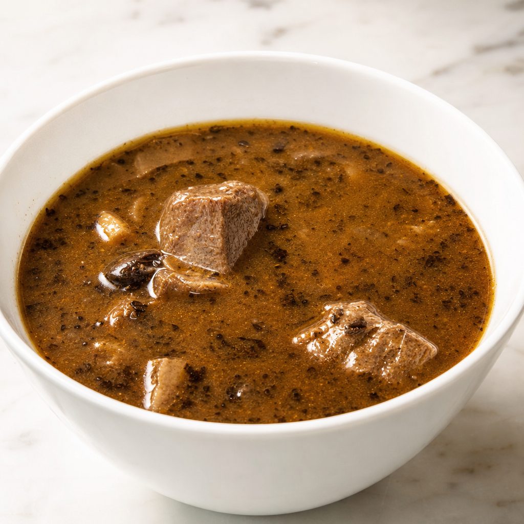 Goat Pepper Soup.